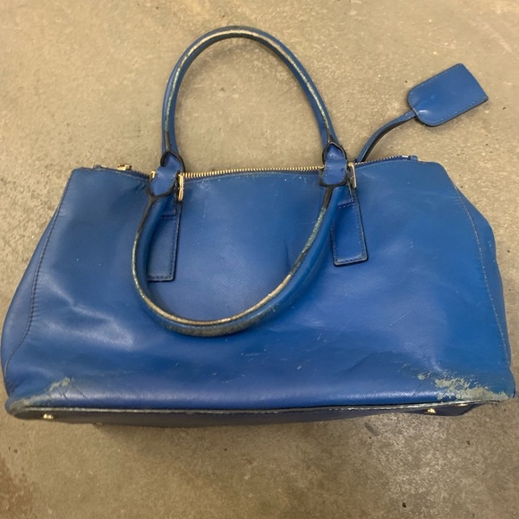 Tory Burch blue leather robinson - Picture 7 of 10